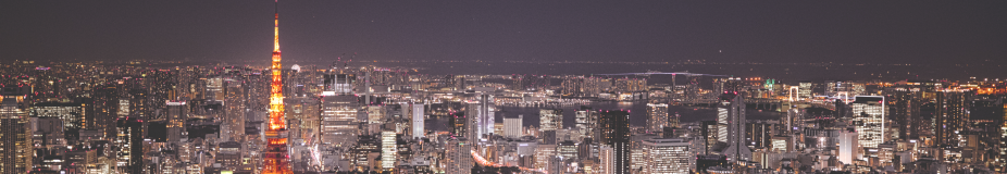 Tokyo skyline at night